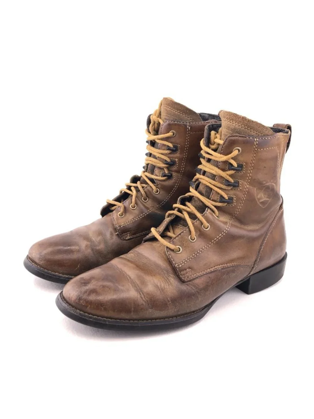 Ariat Heritage Lacer Brown Leather Western Boots 8B
